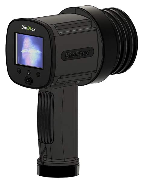 biodtex handgehaltener uv scanner zur reinigungsvalidierung